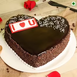 Choco Chocolate Heart Shape Cake
